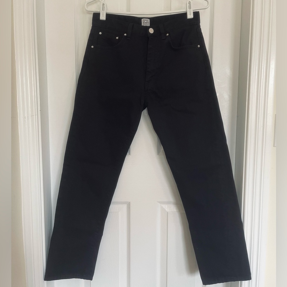 TOTEME Twisted Seam high-rise straight-leg jeans - Picture 3 of 5